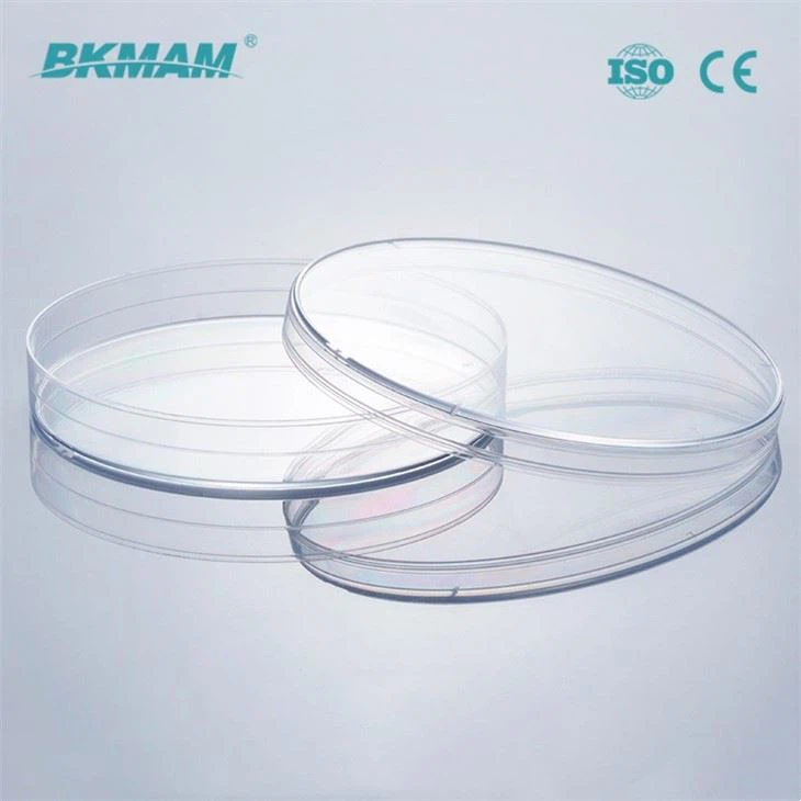 Laboratory High Transparency 90mm Round Plastic Petri Dish EO Sterile