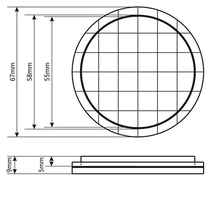 BKMAM RODAC Plates With Curved Bottom