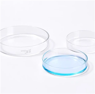 Lab-lasiesineet 60/75/90/100/120/150 mm borosilikaattilasisoluviljelyastia lasinen petrimalja